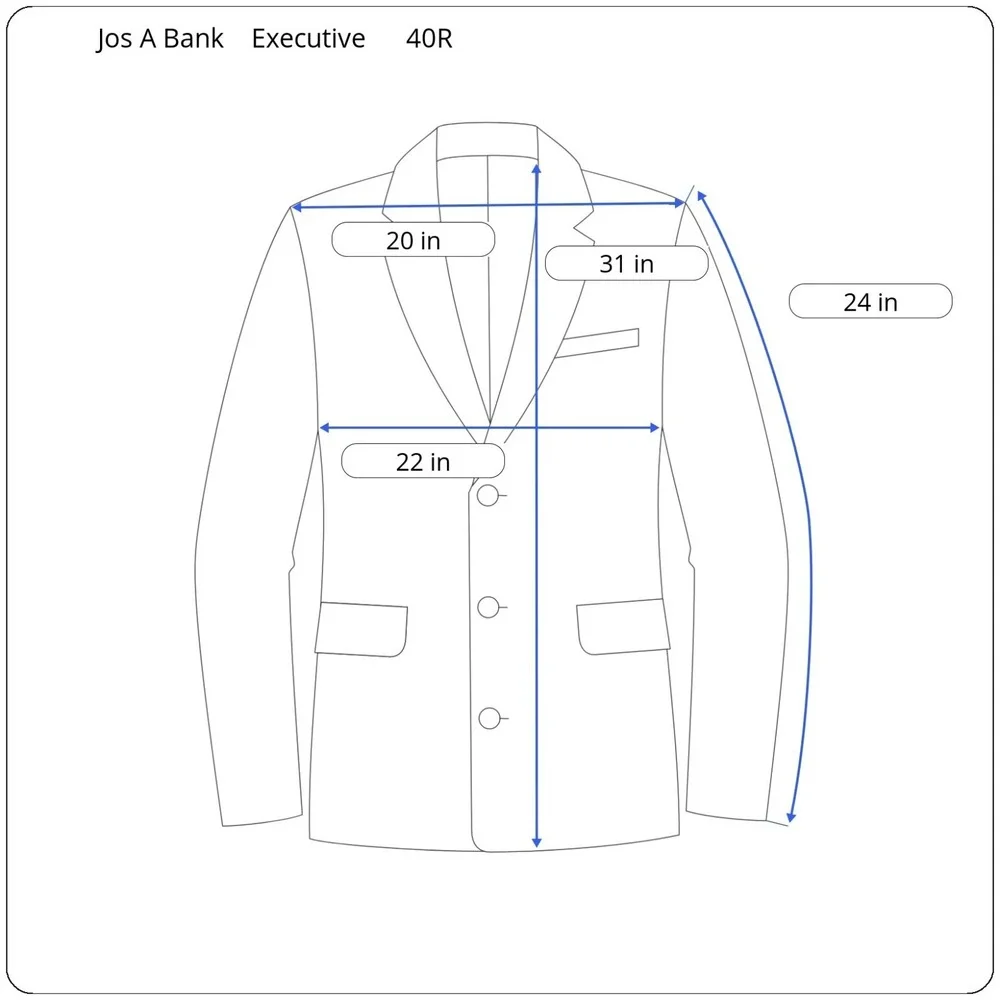 Jos A Bank Executive Wool Silk Brown Blazer Tweed Sport‎ Jacket 40R Casual